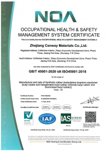 ISO45001證書